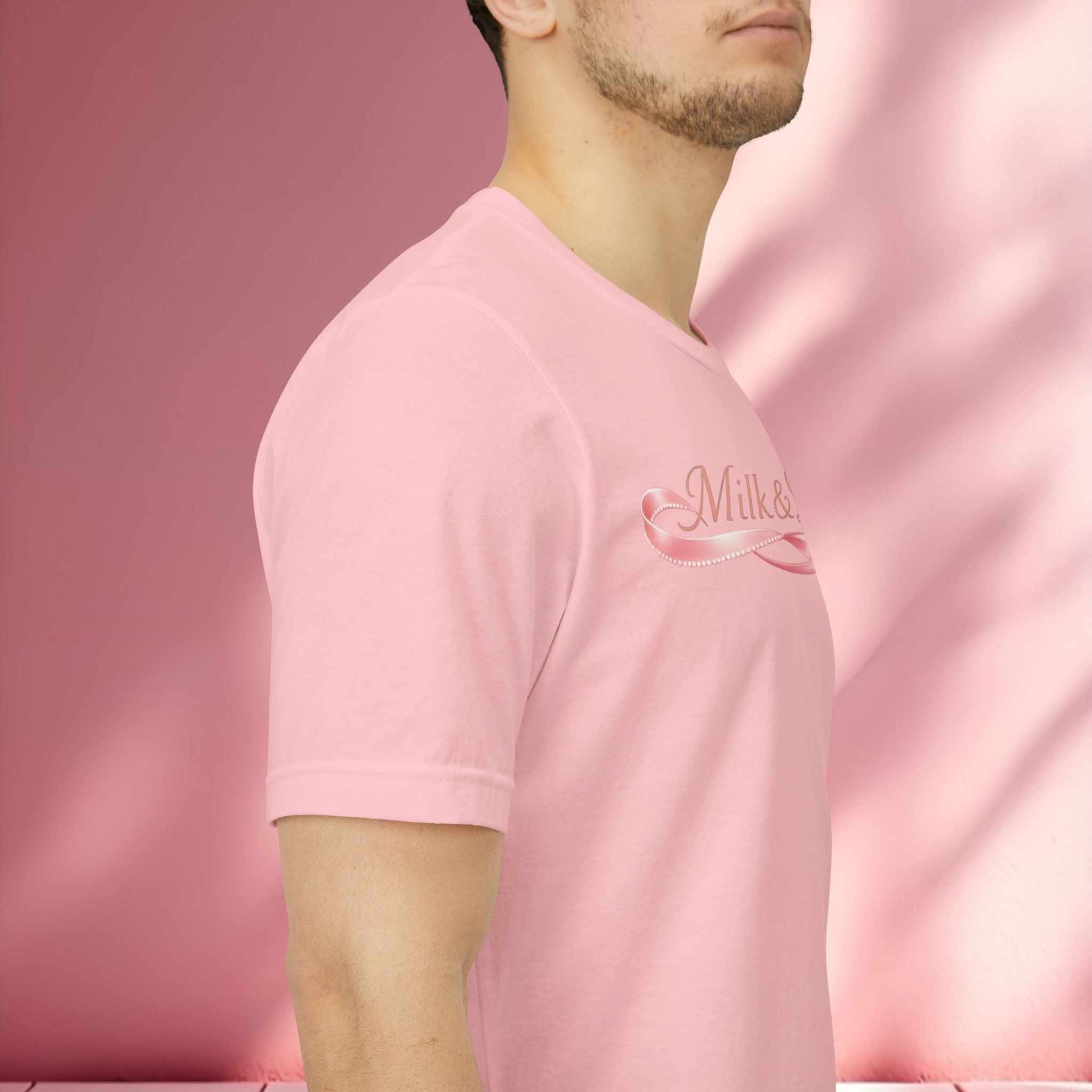 Casual Pink Graphic T-Shirt — Women's Casual Pink Tee