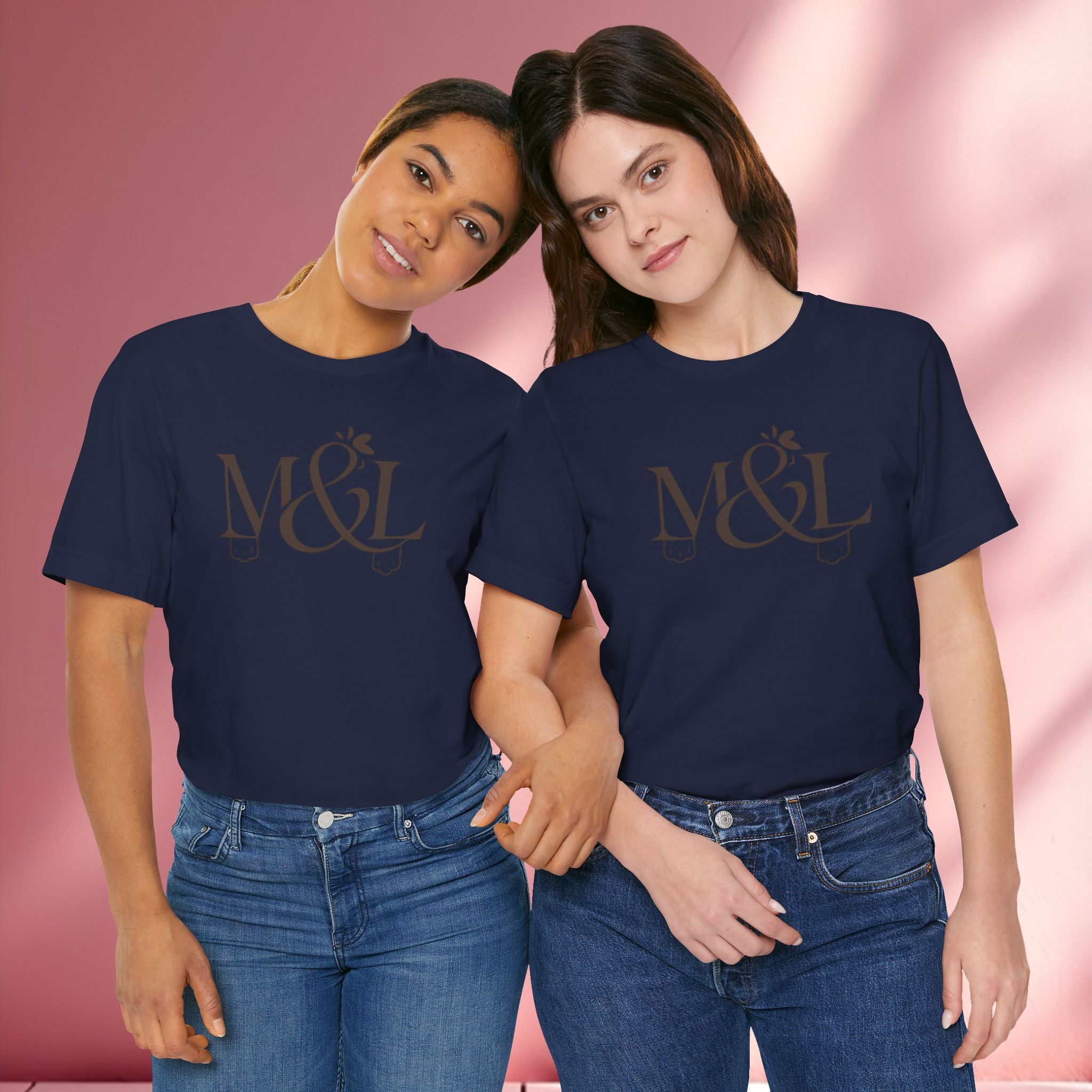 Romantic Feminine Brown Tee — Romance Graphic T-Shirt