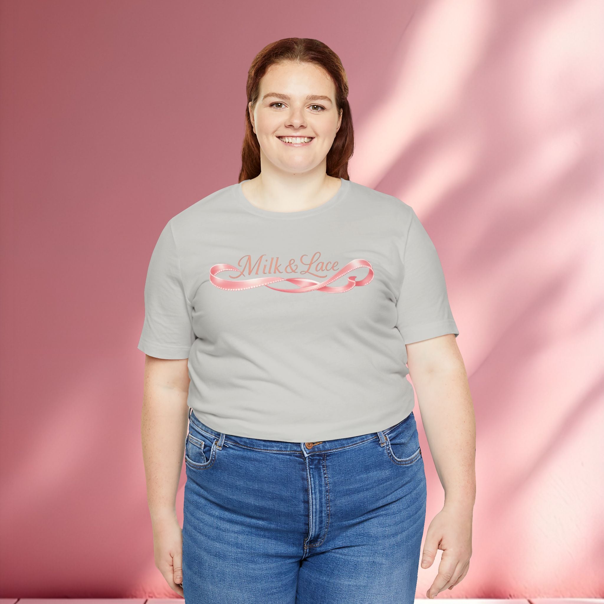 Casual Pink Graphic T-Shirt — Women's Casual Pink Tee