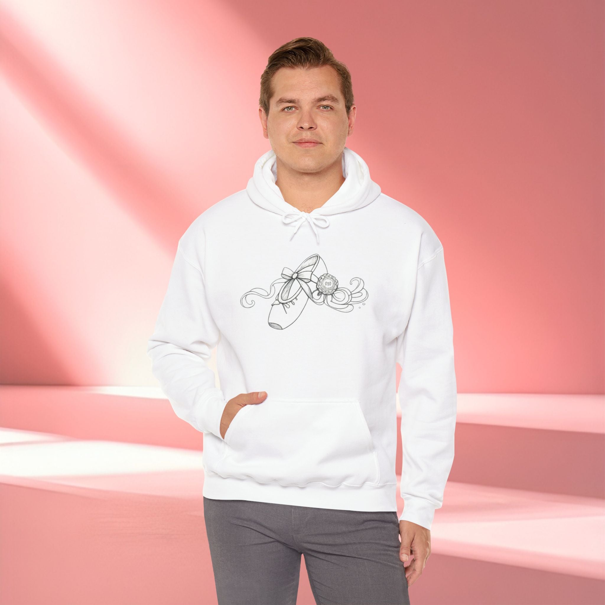 Ballet Dance Hoodie — Minimal Ballet Design
