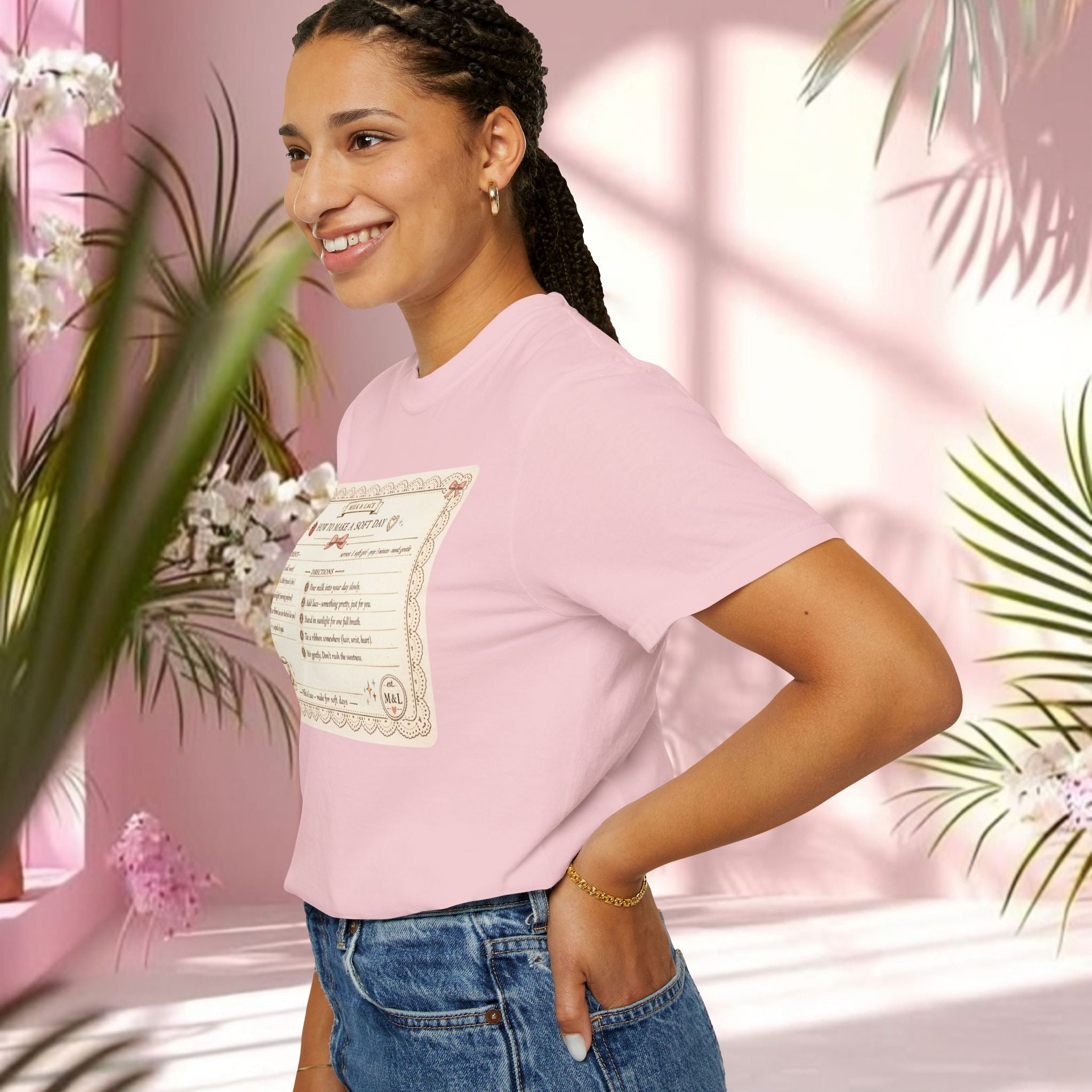 Vintage Tea-Recipe T-Shirt — "How to Make a Soft Day" Aesthetic Tee