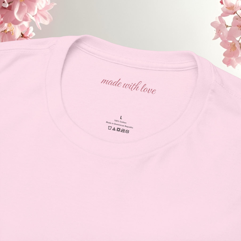 Pink Graphic Tee — Simple Minimalist Design
