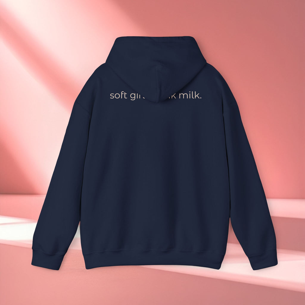 Pink Vintage Feminine Hoodie — Retro Feminine Pink Sweatshirt