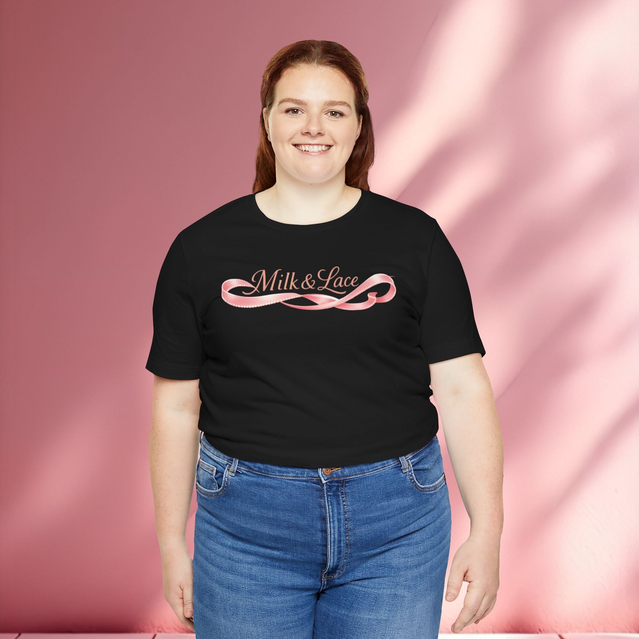 Casual Pink Graphic T-Shirt — Women's Casual Pink Tee