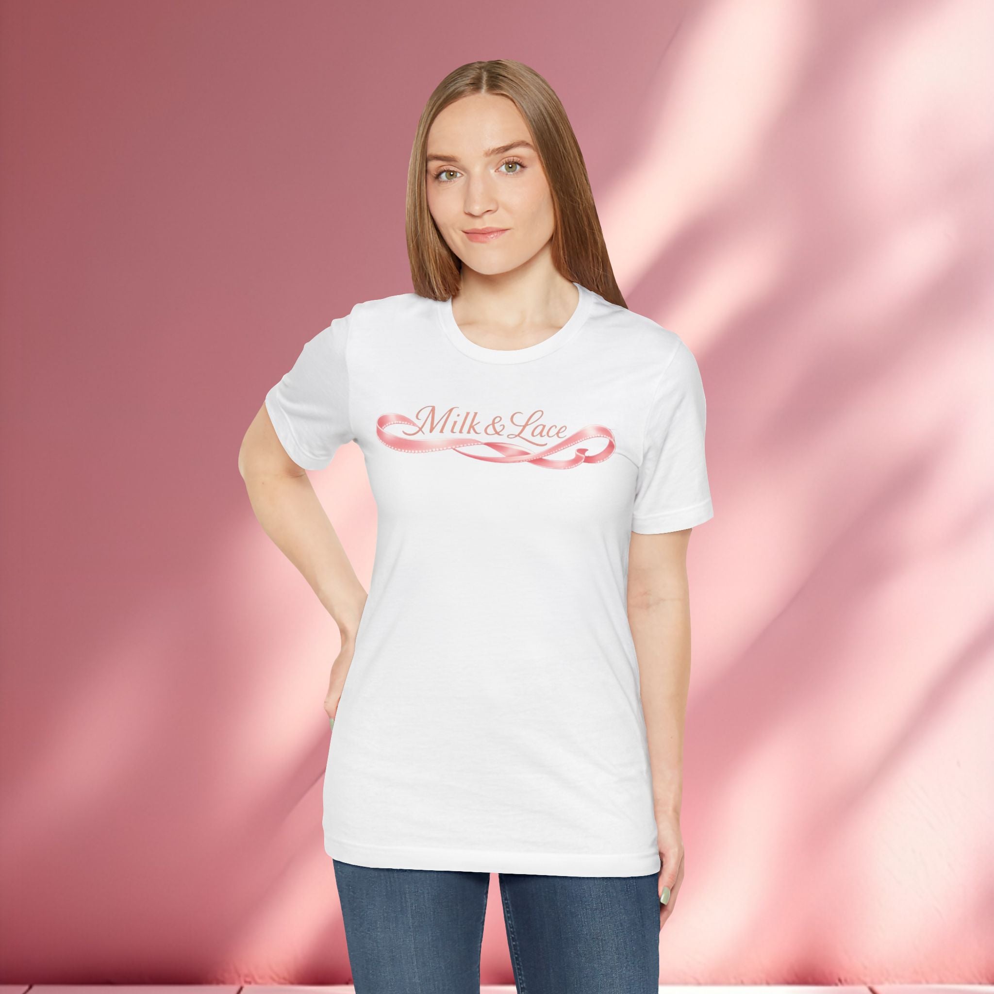 Casual Pink Graphic T-Shirt — Women's Casual Pink Tee