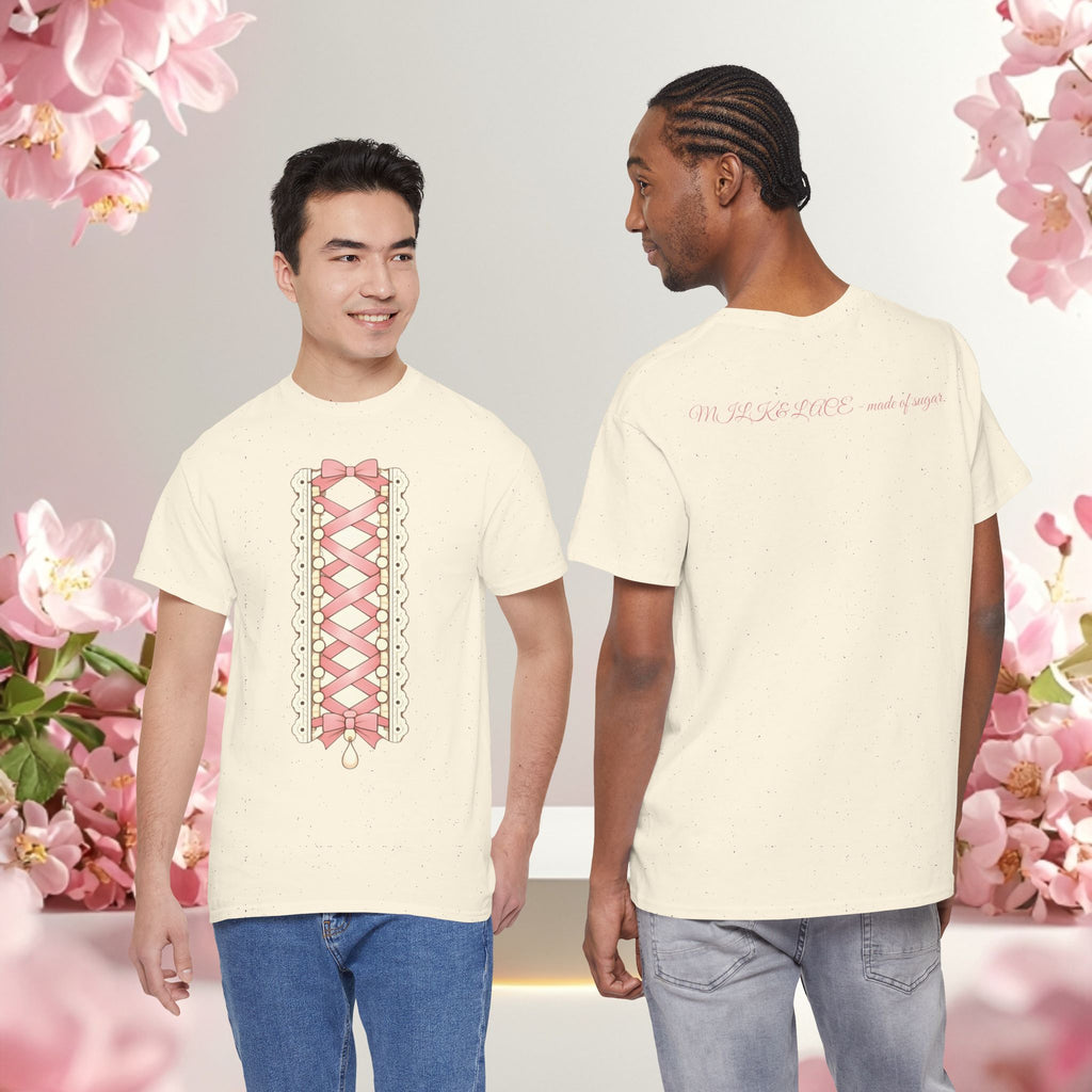 Pink Corset Ribbon T-Shirt