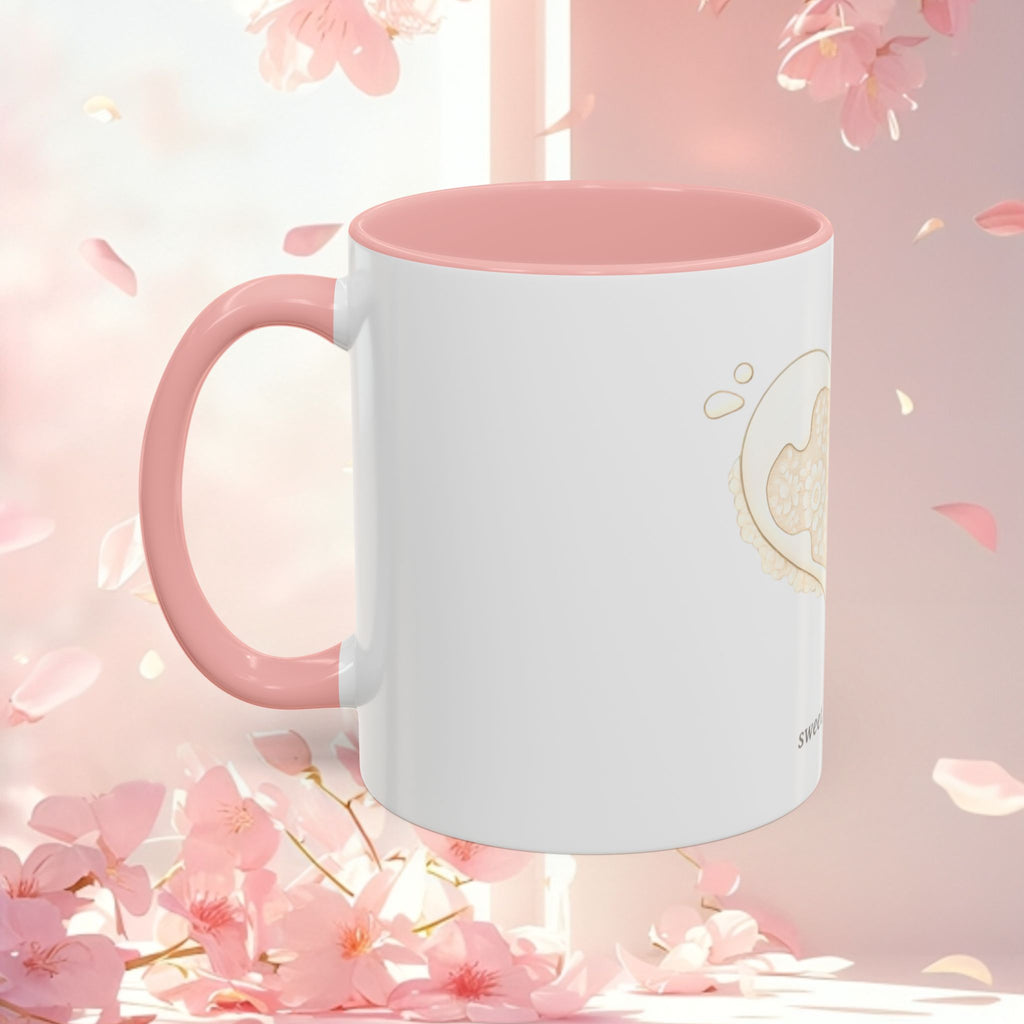 Playful Dessert Illustration Accent Coffee Mug — 11/15oz