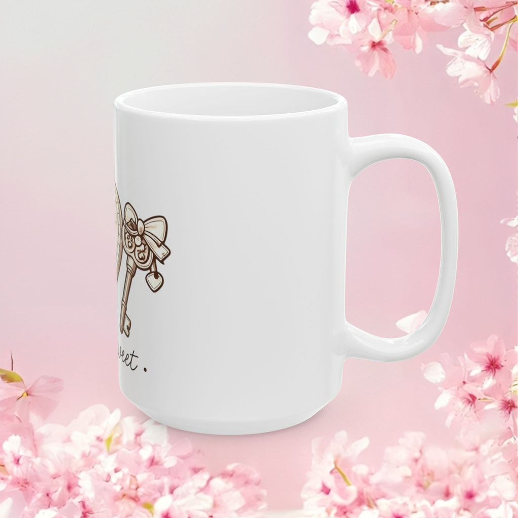''keep tt sweet'' Mug — Sweet Delicate Flower Design (11oz & 15oz)