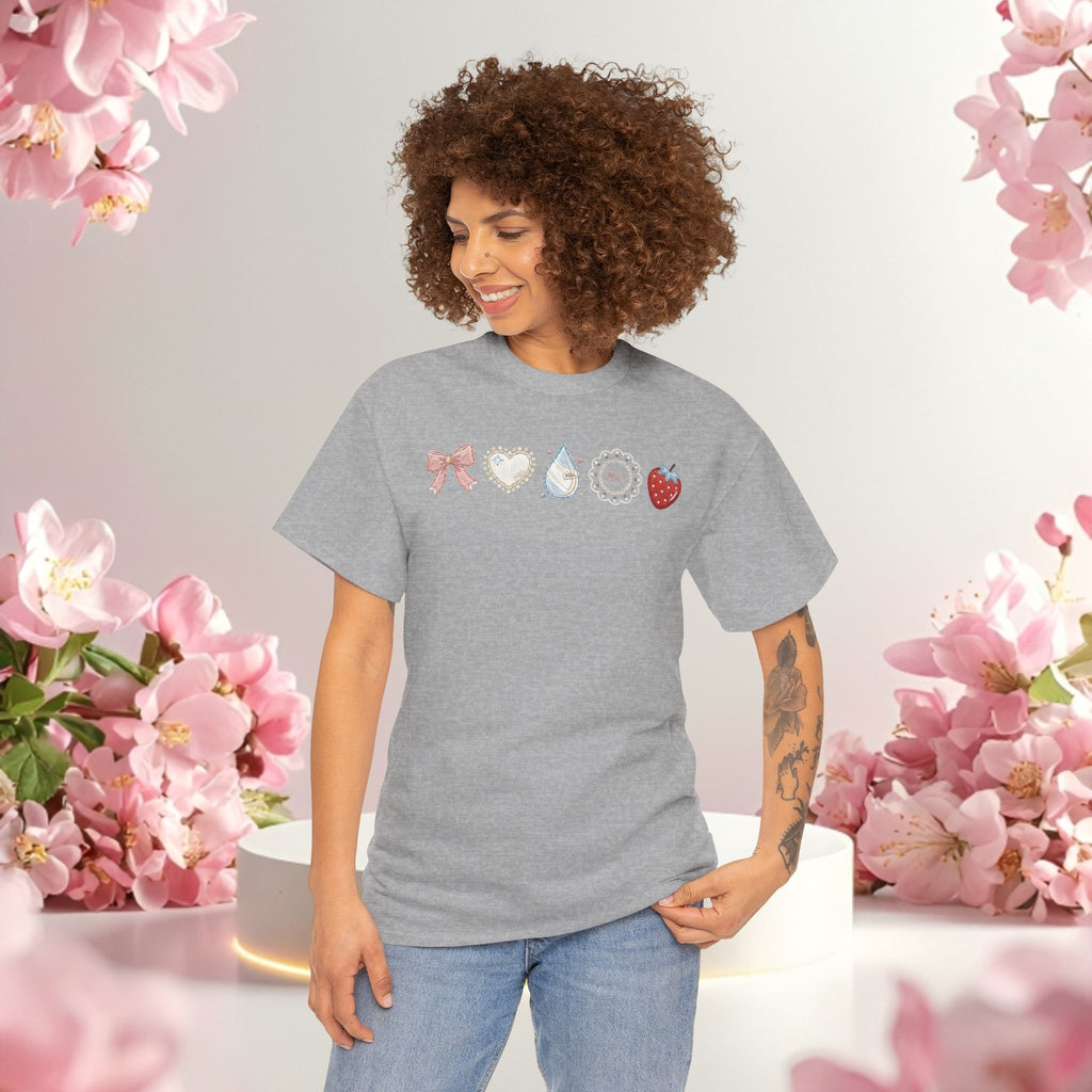 Pastel Cute Icons T-Shirt — Cute Pastel Icon Graphic Tee