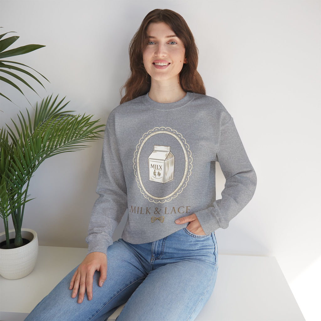 Pastel Graphic Crewneck Sweatshirt — Soft Pastel Cozy Comfort