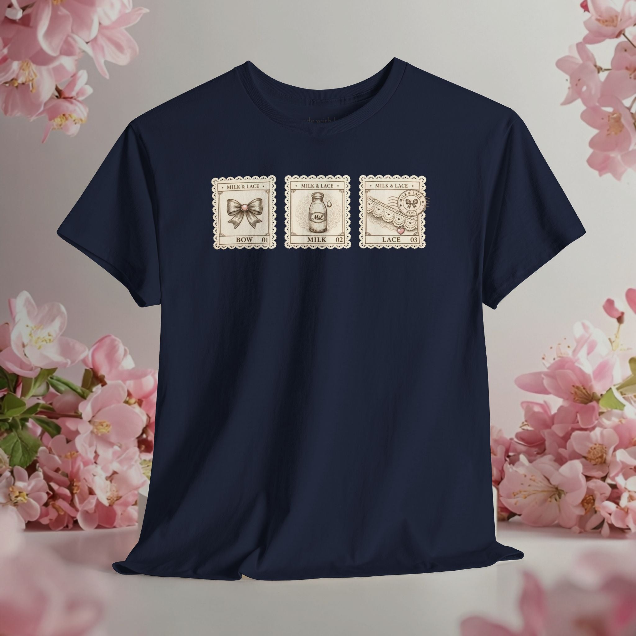 Vintage Botanical Stamp T-Shirt