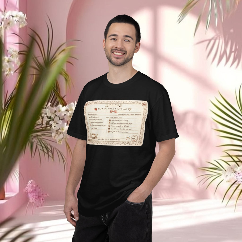 Vintage Tea-Recipe T-Shirt — "How to Make a Soft Day" Aesthetic Tee