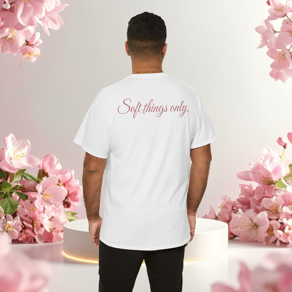 Pink Graphic Tee — Simple Minimalist Design