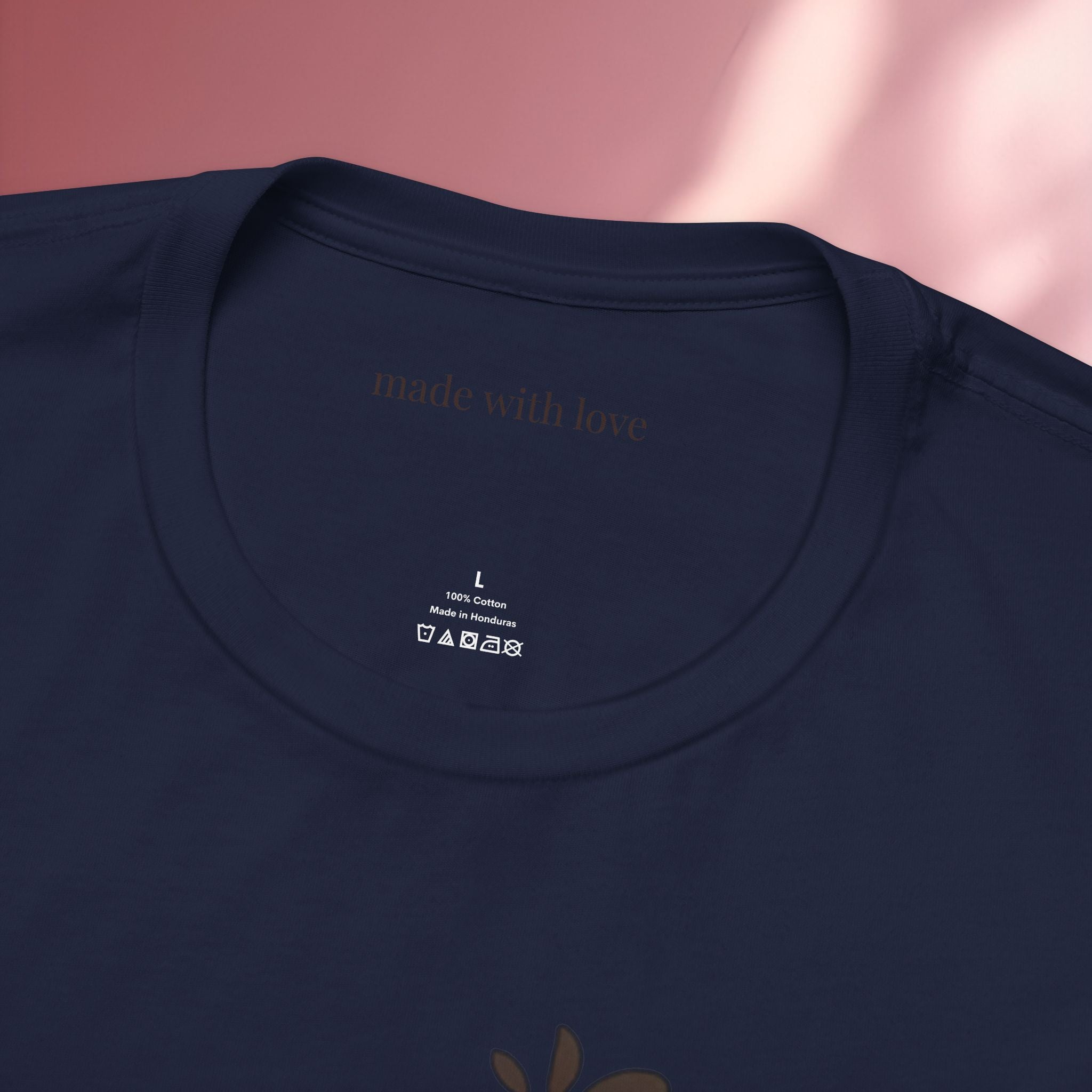 Romantic Feminine Brown Tee — Romance Graphic T-Shirt