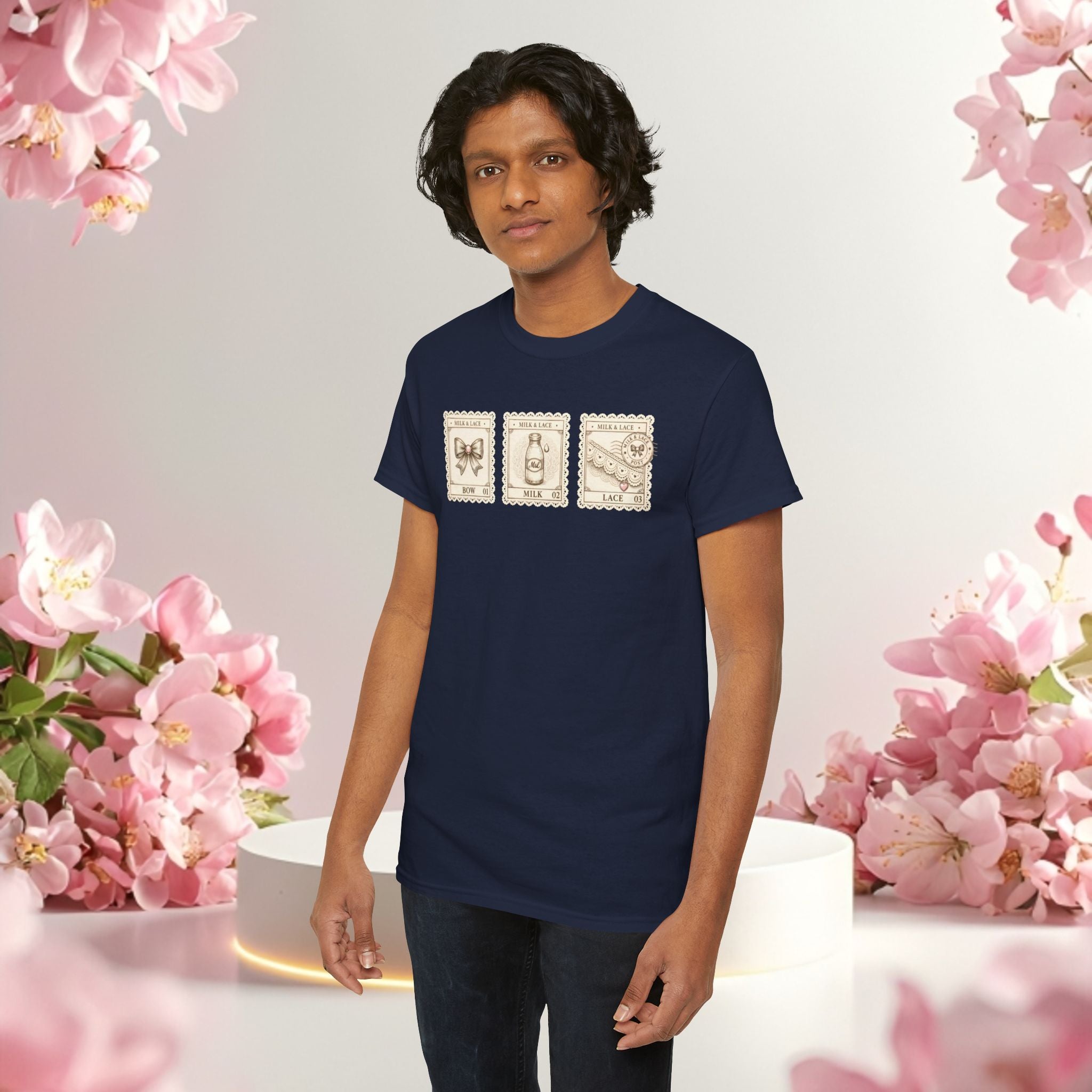 Vintage Botanical Stamp T-Shirt