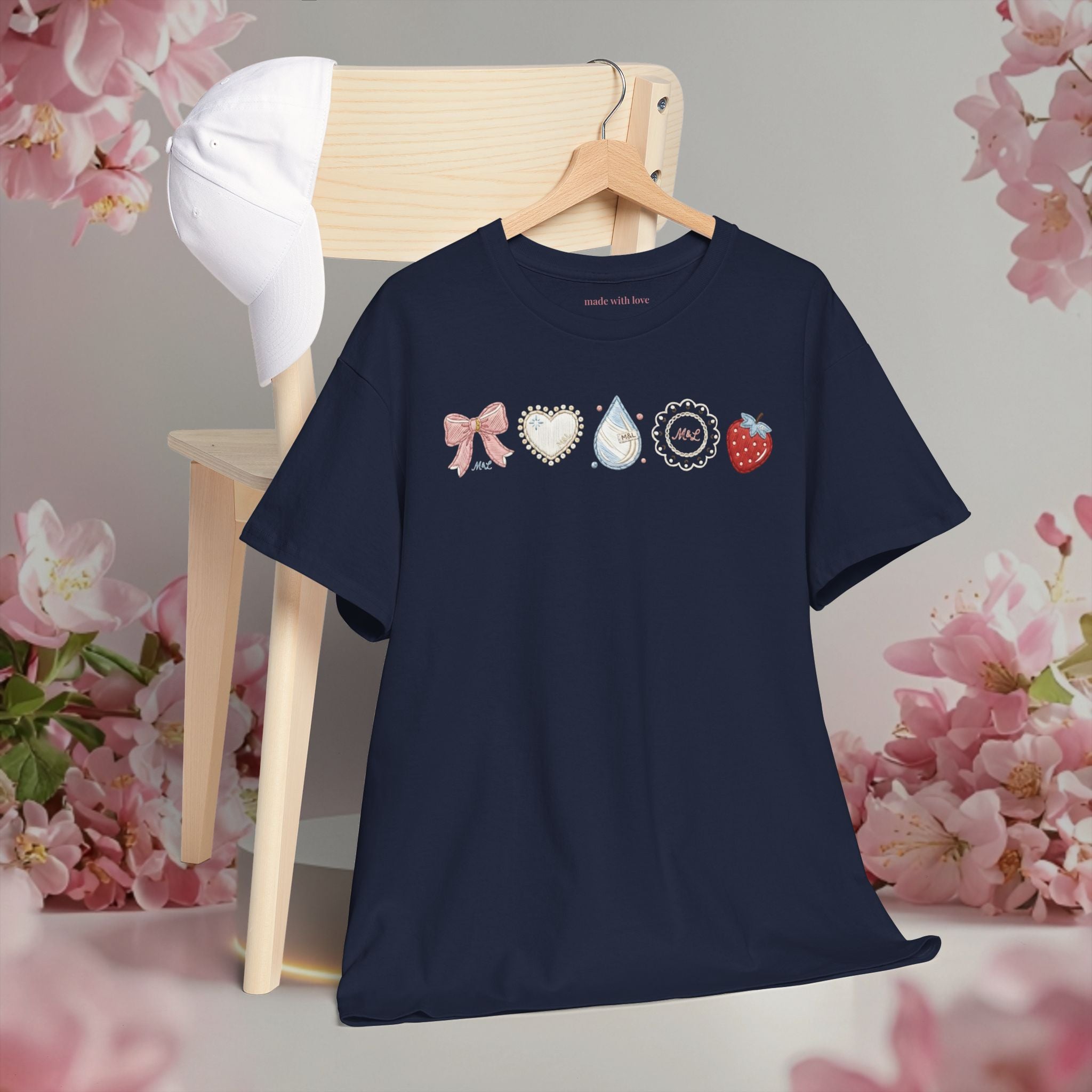 Pastel Cute Icons T-Shirt — Cute Pastel Icon Graphic Tee