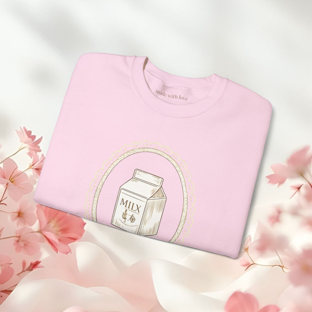 Pastel Graphic Crewneck Sweatshirt — Soft Pastel Cozy Comfort