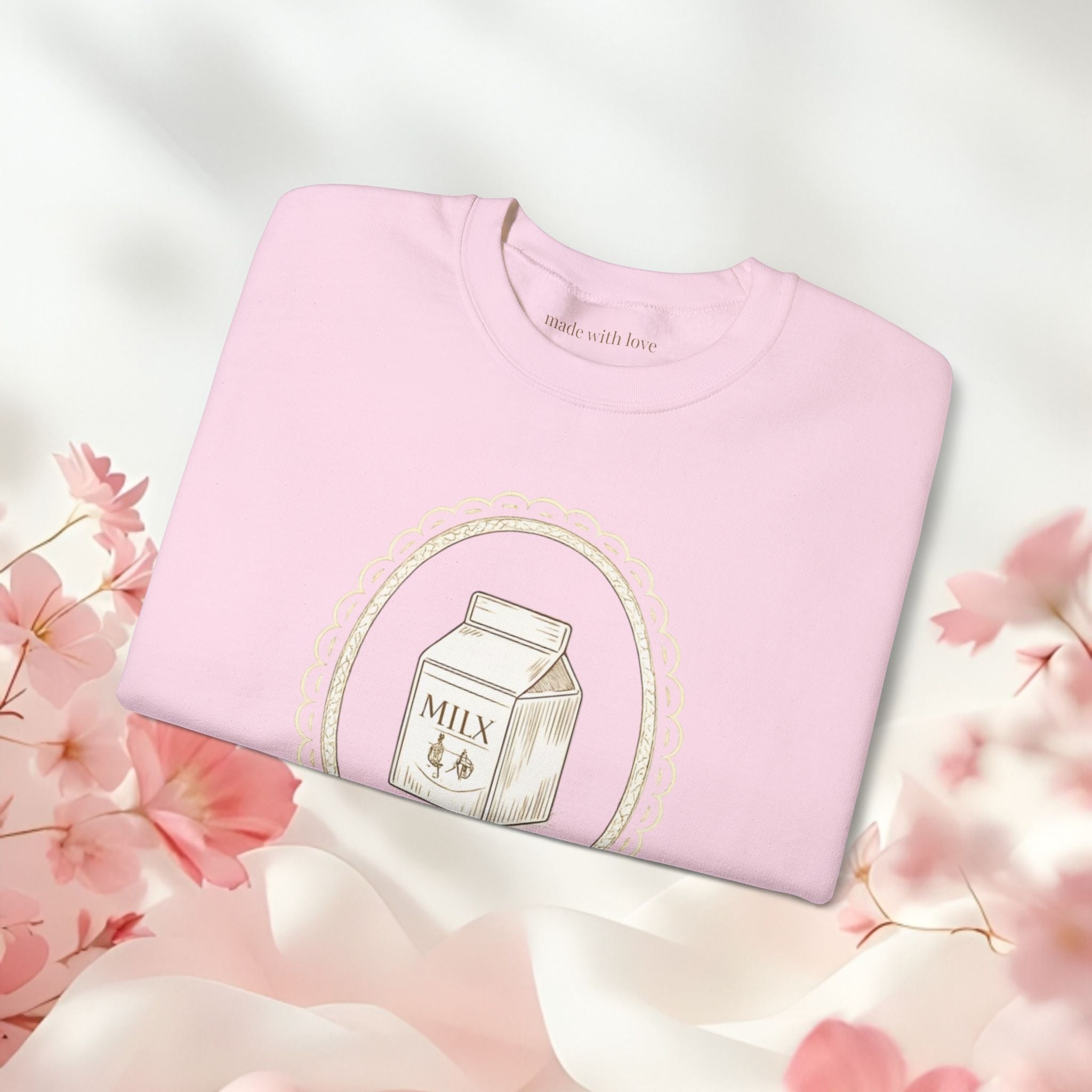 Pastel Graphic Crewneck Sweatshirt — Soft Pastel Cozy Comfort