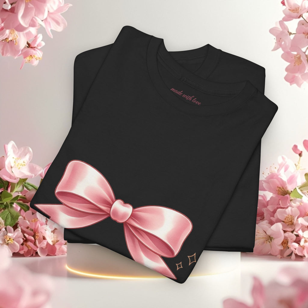 Pink Graphic Tee — Simple Minimalist Design