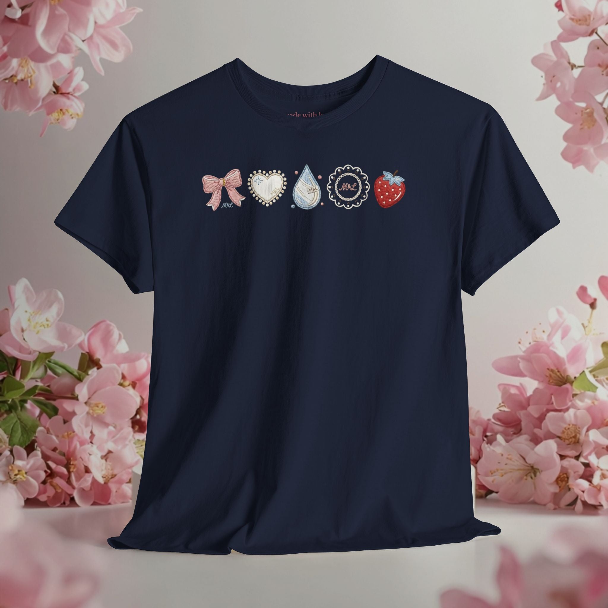 Pastel Cute Icons T-Shirt — Cute Pastel Icon Graphic Tee