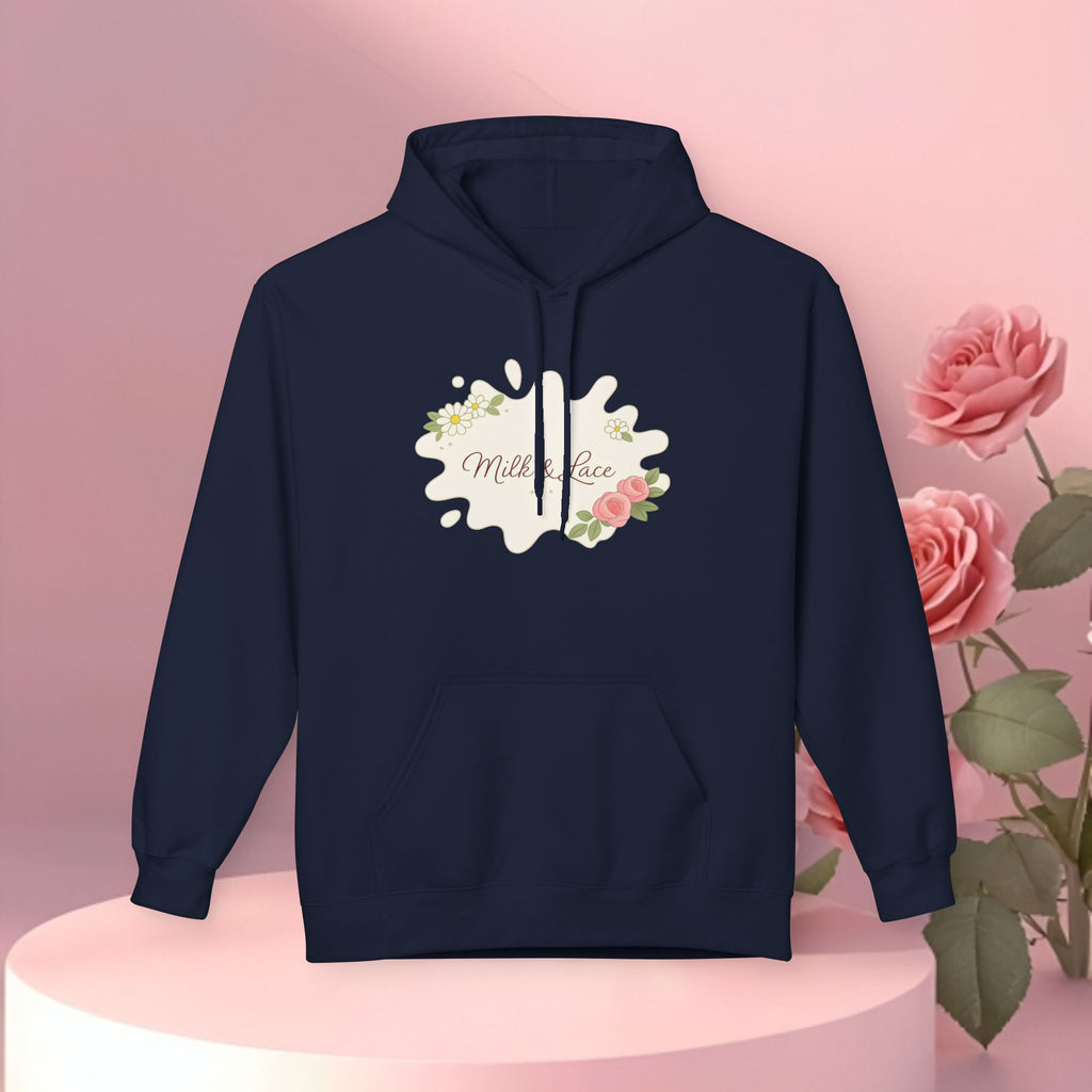 Cozy Floral Fleece Hoodie — Soft, Floral Comfort