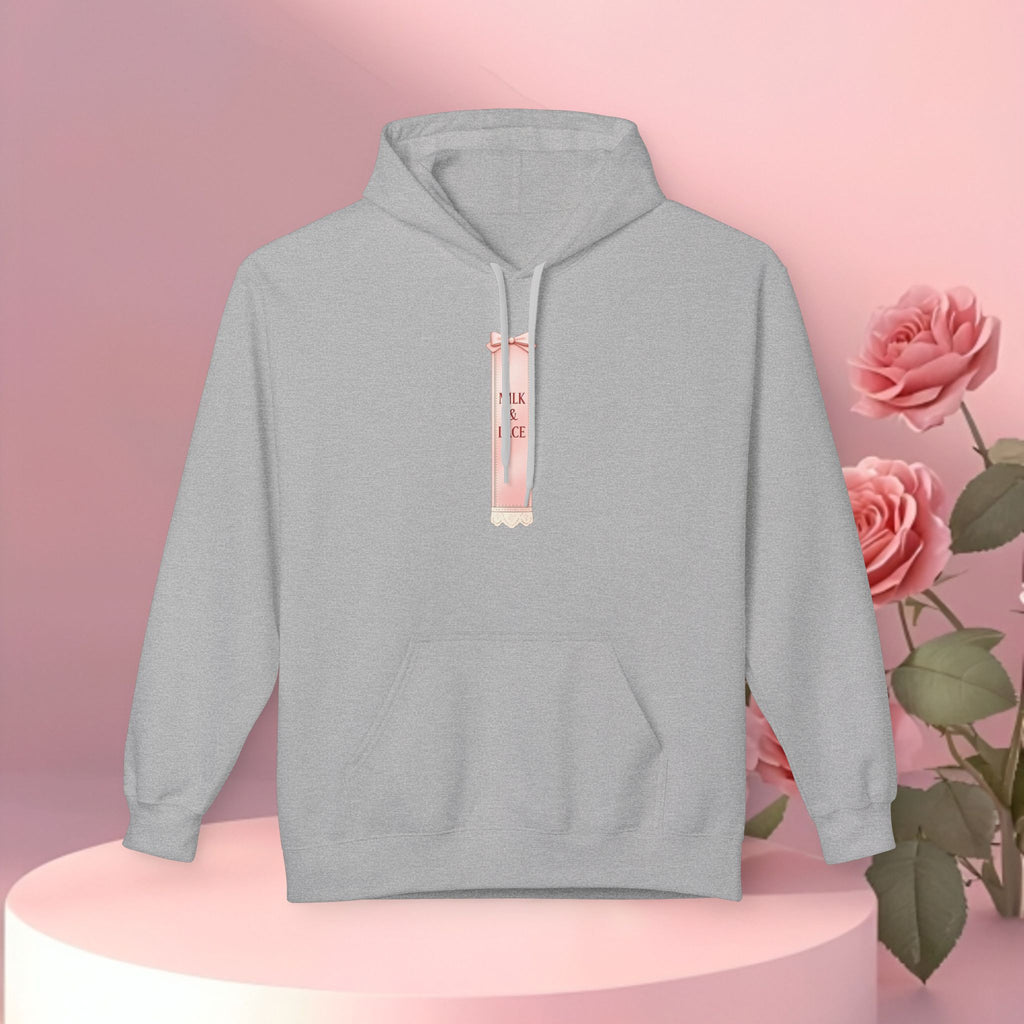 Pink Minimalist Feminine Hoodie