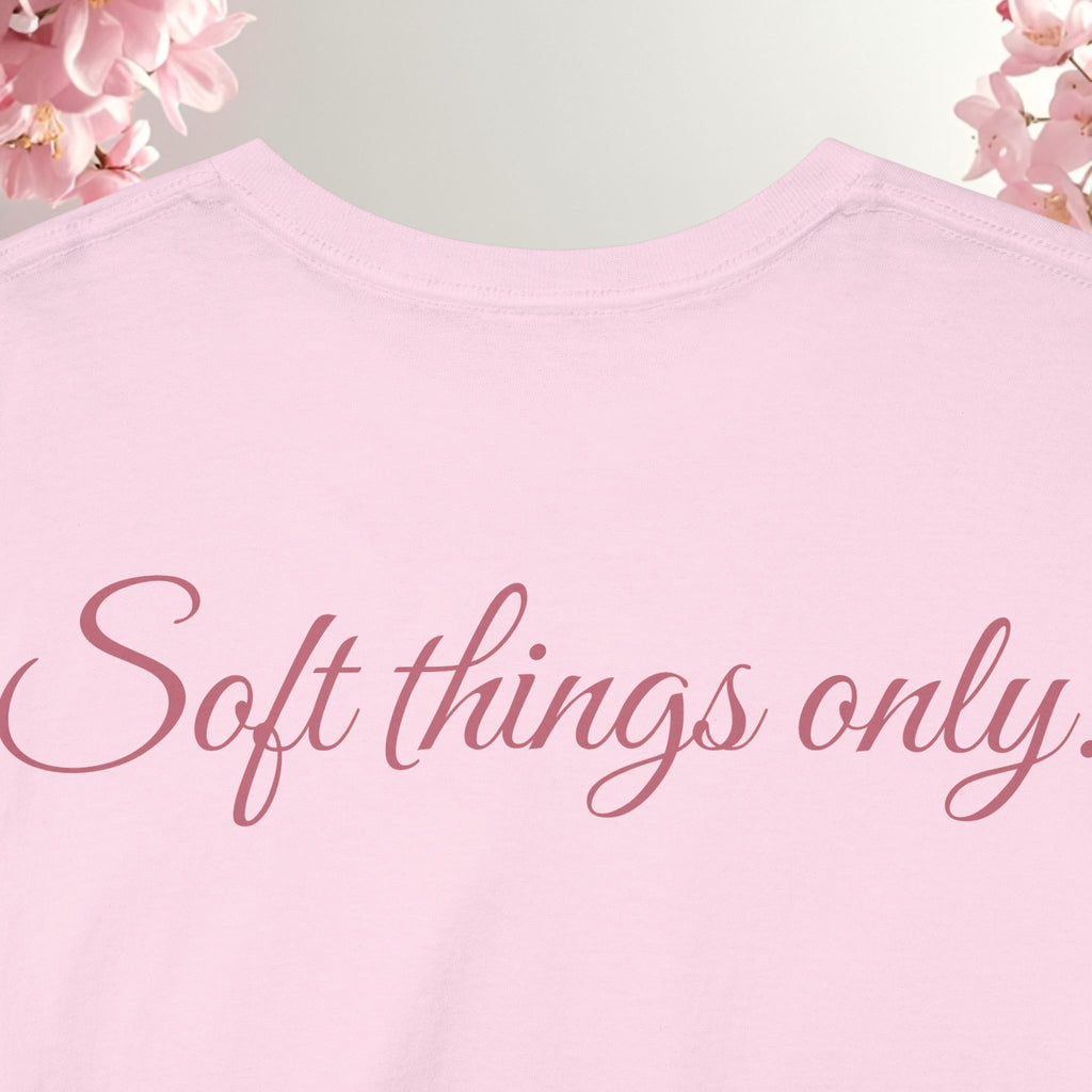 Pink Graphic Tee — Simple Minimalist Design