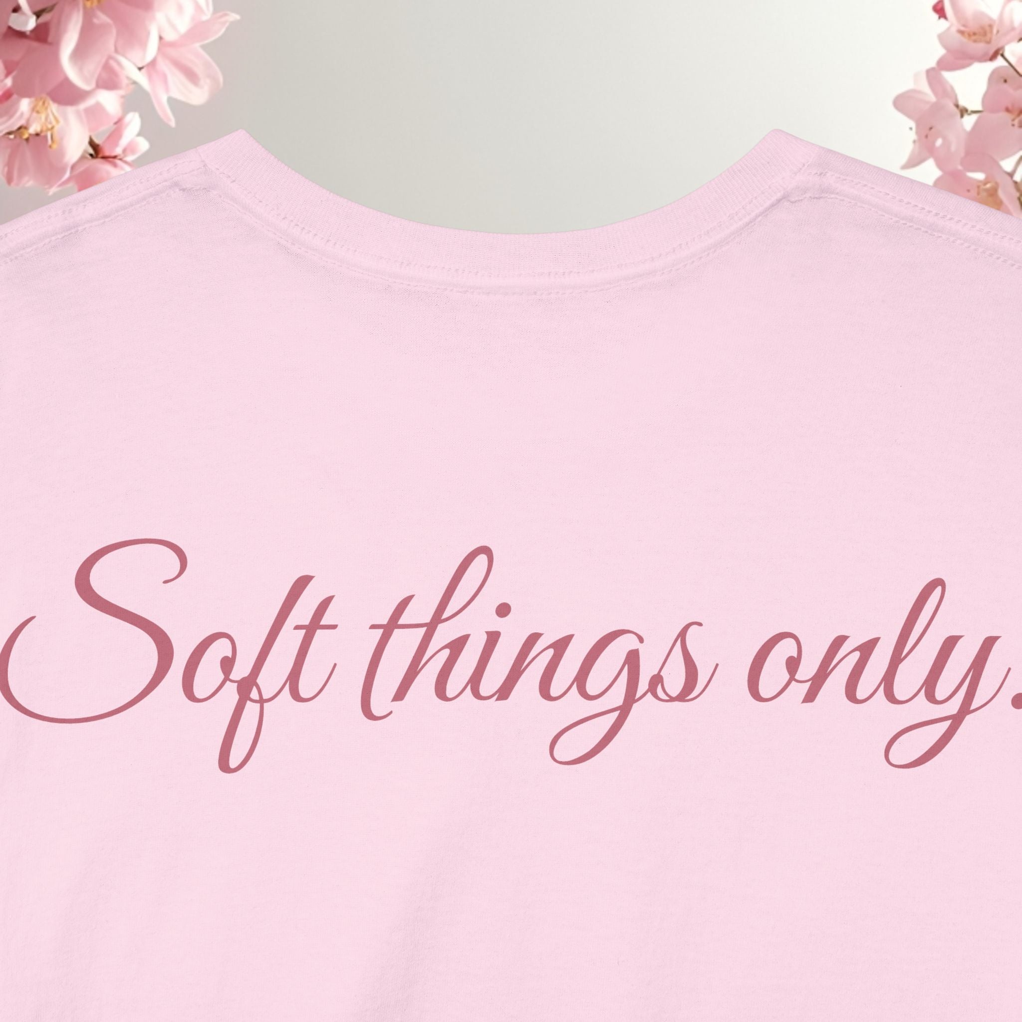 Pink Graphic Tee — Simple Minimalist Design