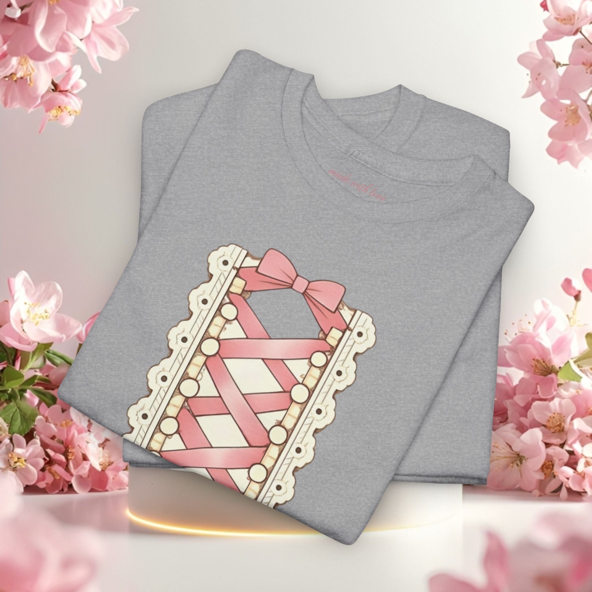 Pink Corset Ribbon T-Shirt