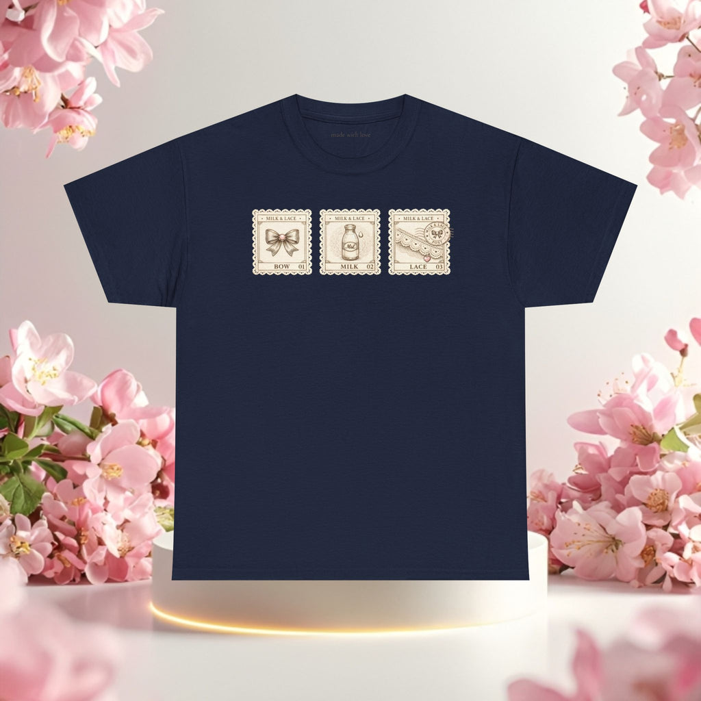 Vintage Botanical Stamp T-Shirt