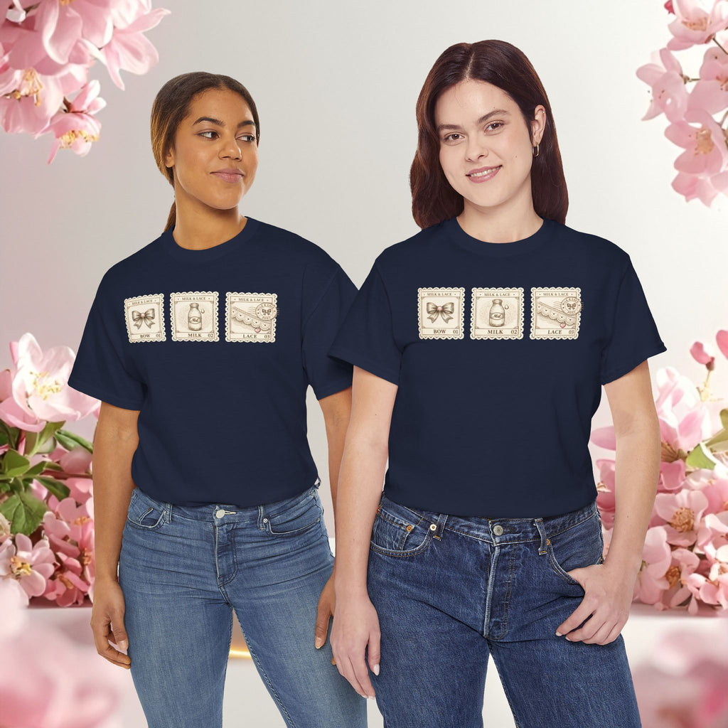 Vintage Botanical Stamp T-Shirt