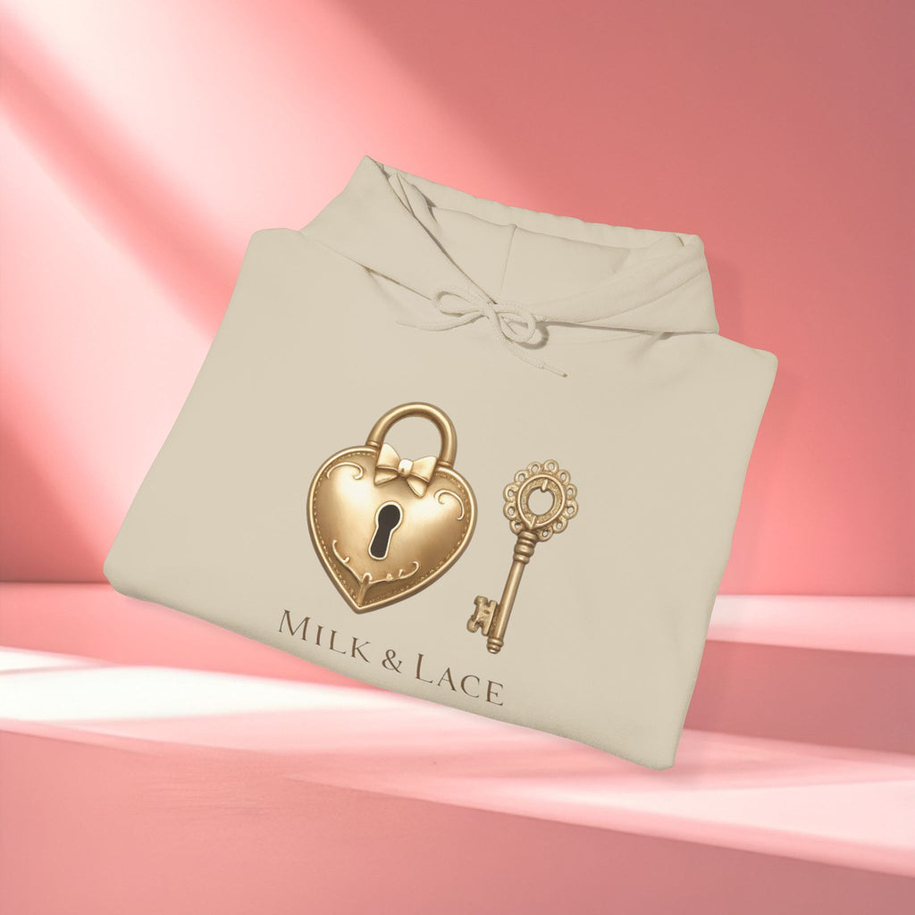 Gold Romantic Graphic Hoodie