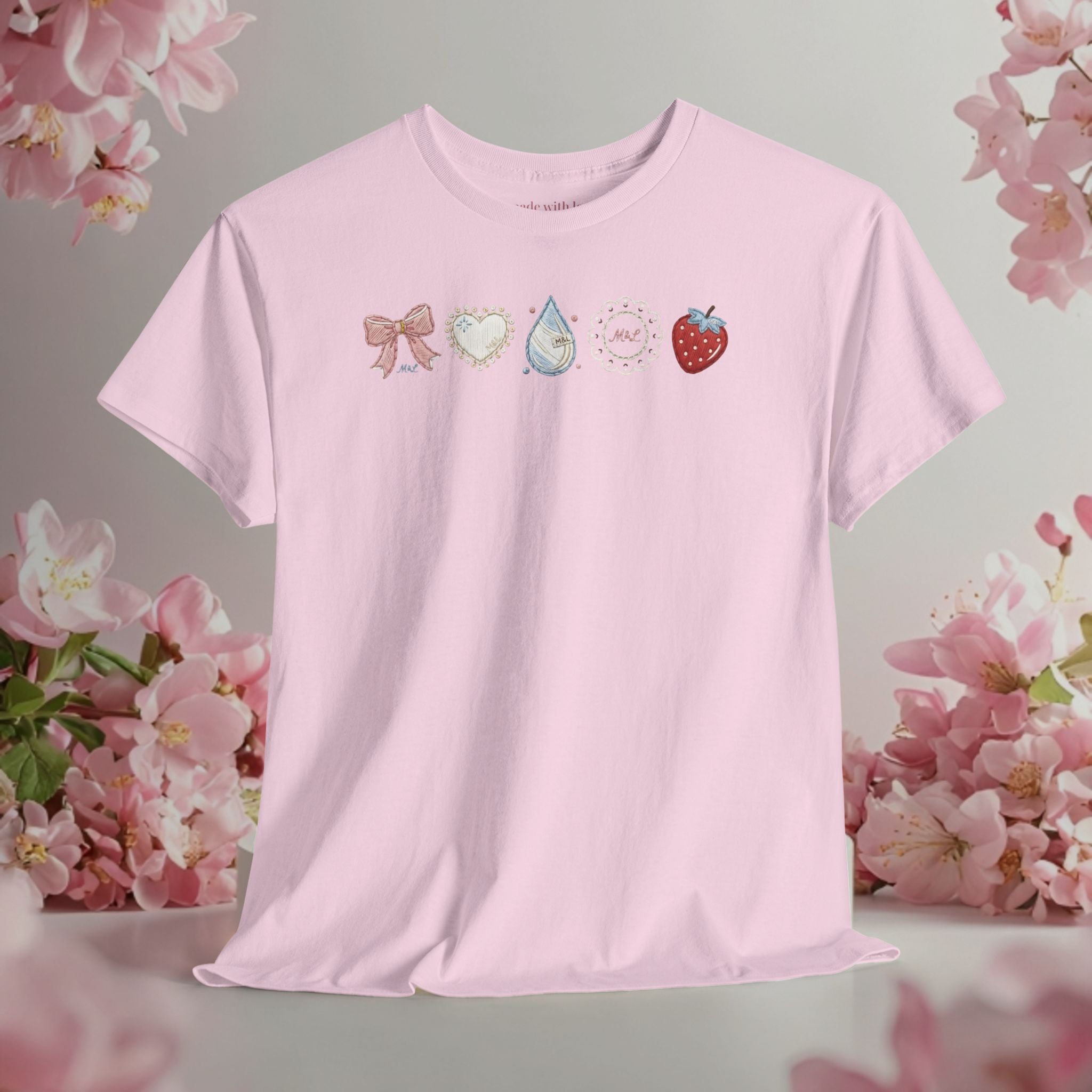 Pastel Cute Icons T-Shirt — Cute Pastel Icon Graphic Tee