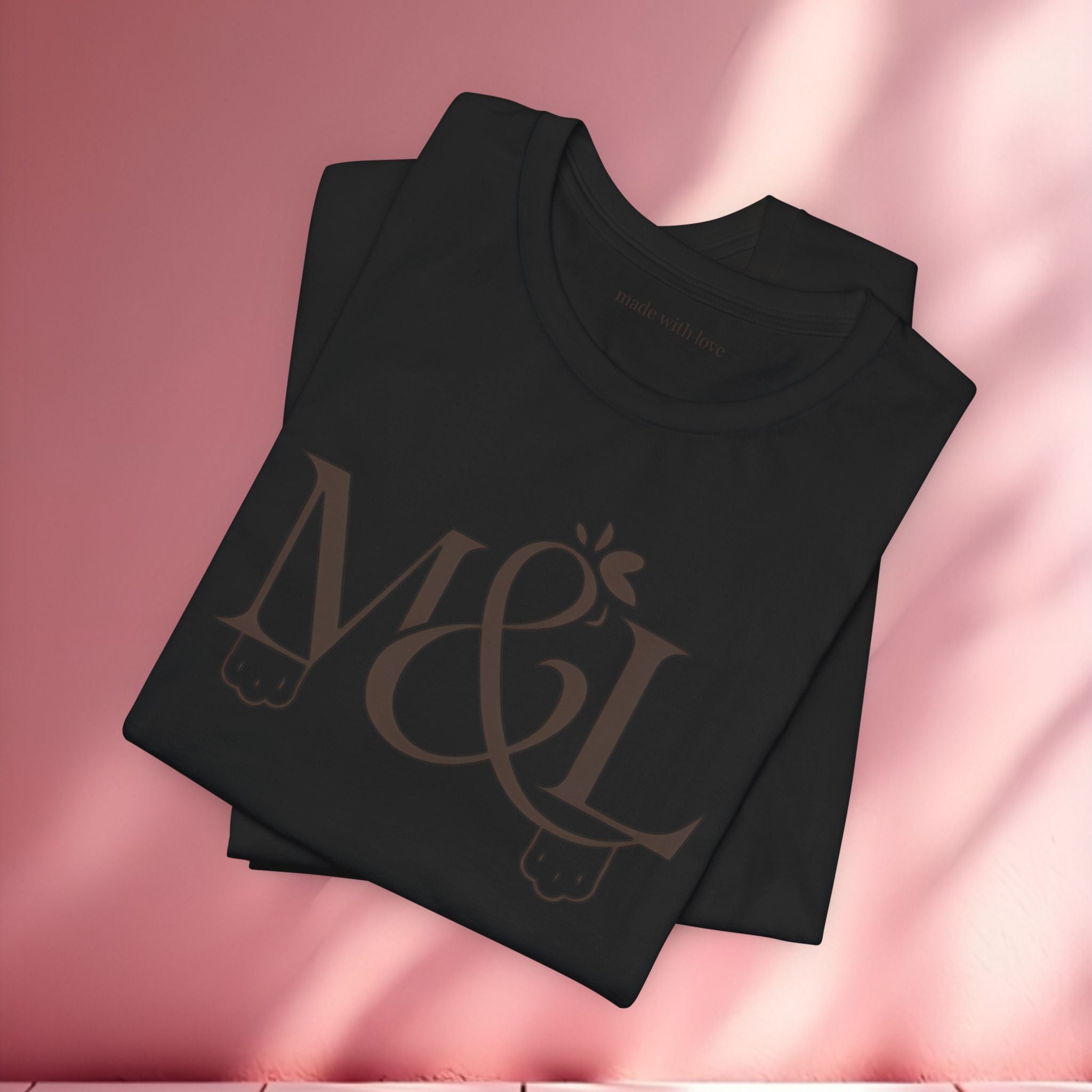 Romantic Feminine Brown Tee — Romance Graphic T-Shirt