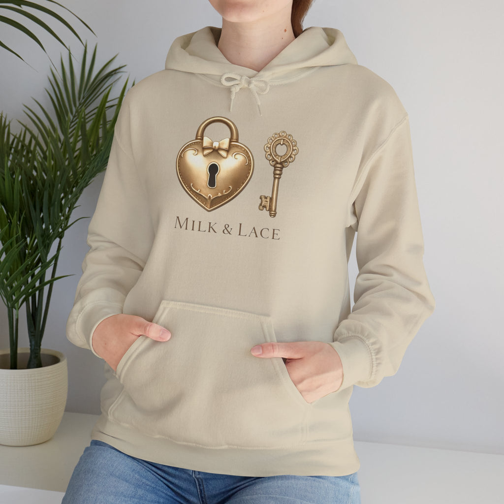 Gold Romantic Graphic Hoodie