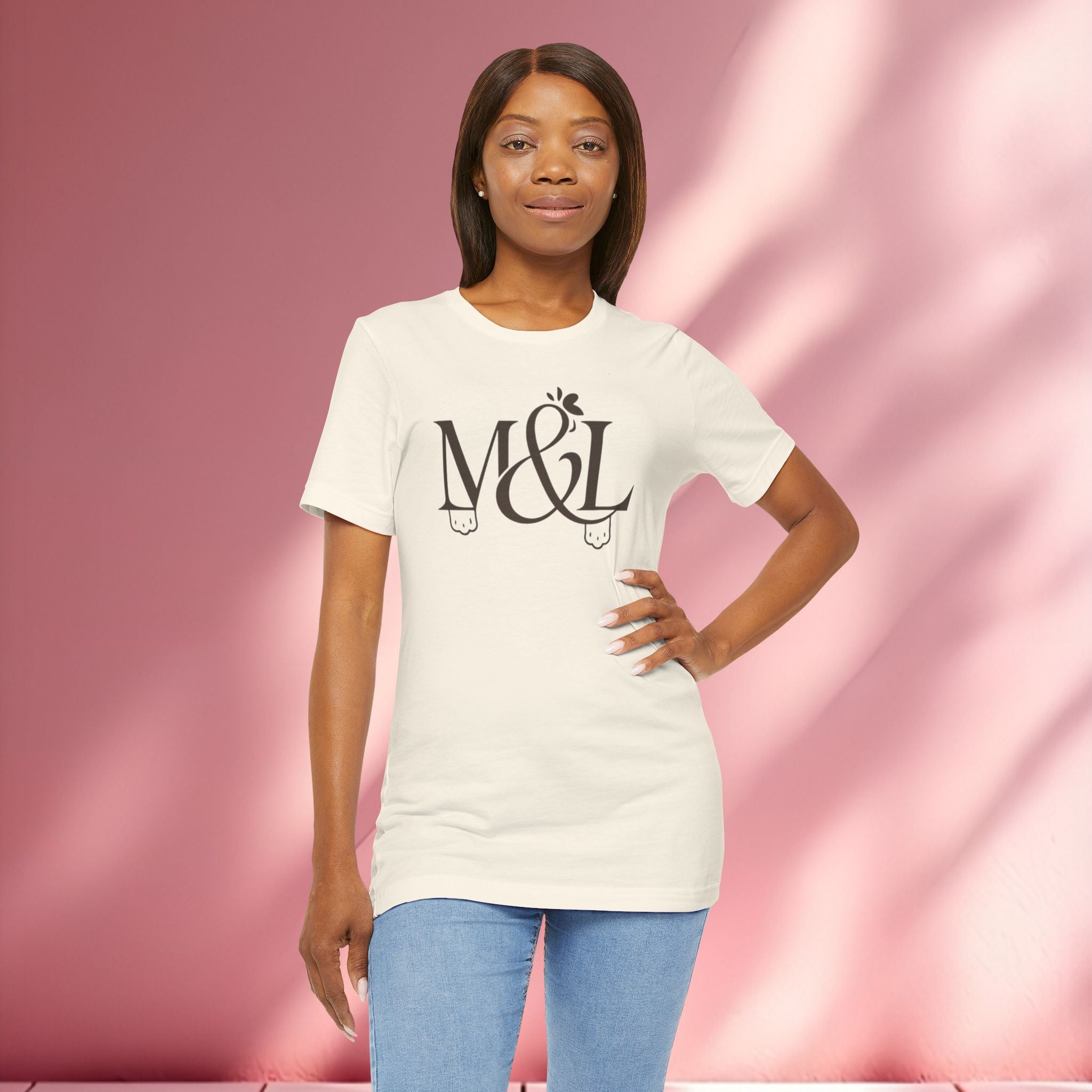 Romantic Feminine Brown Tee — Romance Graphic T-Shirt