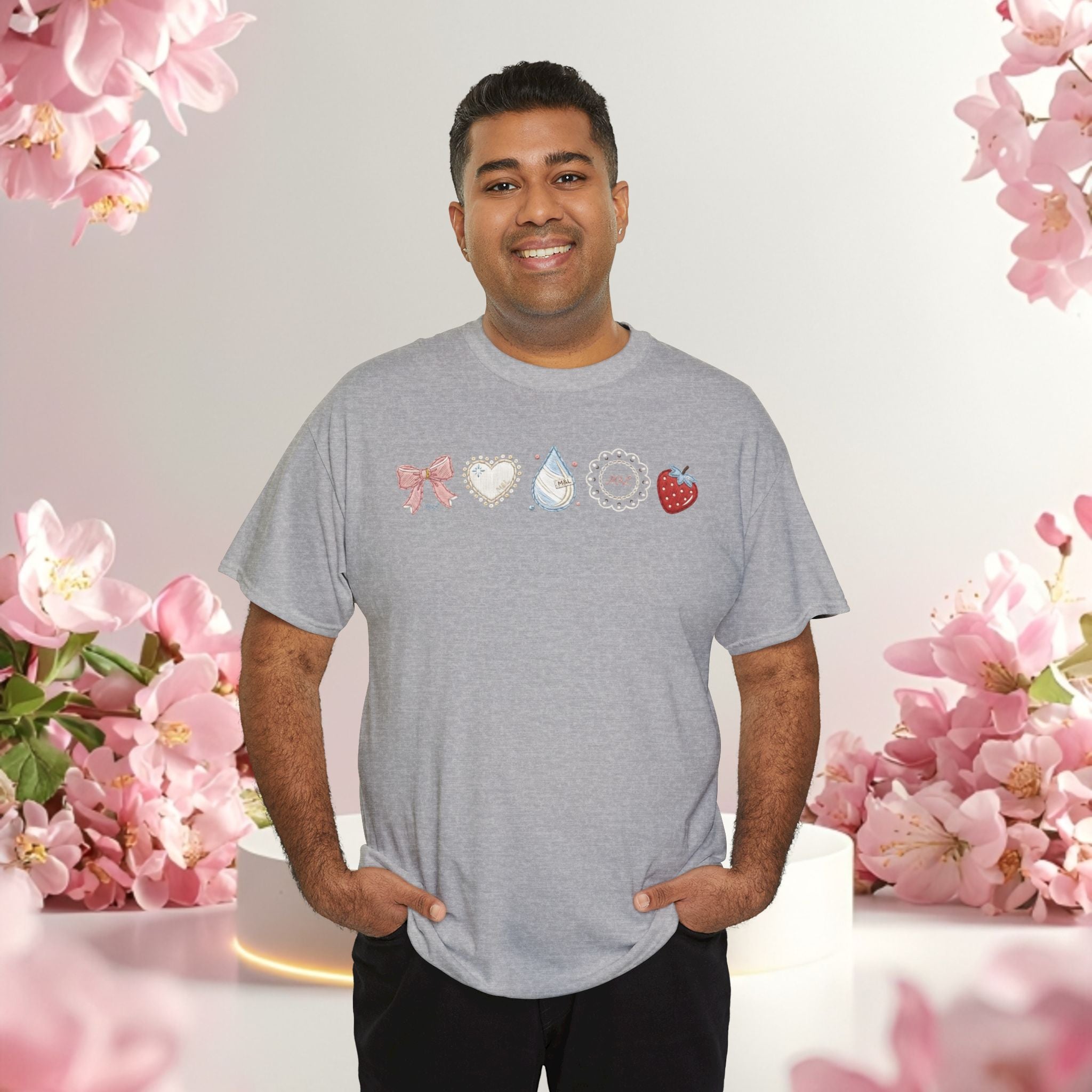 Pastel Cute Icons T-Shirt — Cute Pastel Icon Graphic Tee