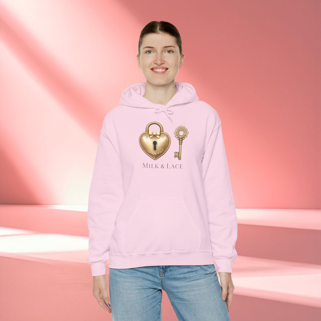 Gold Romantic Graphic Hoodie