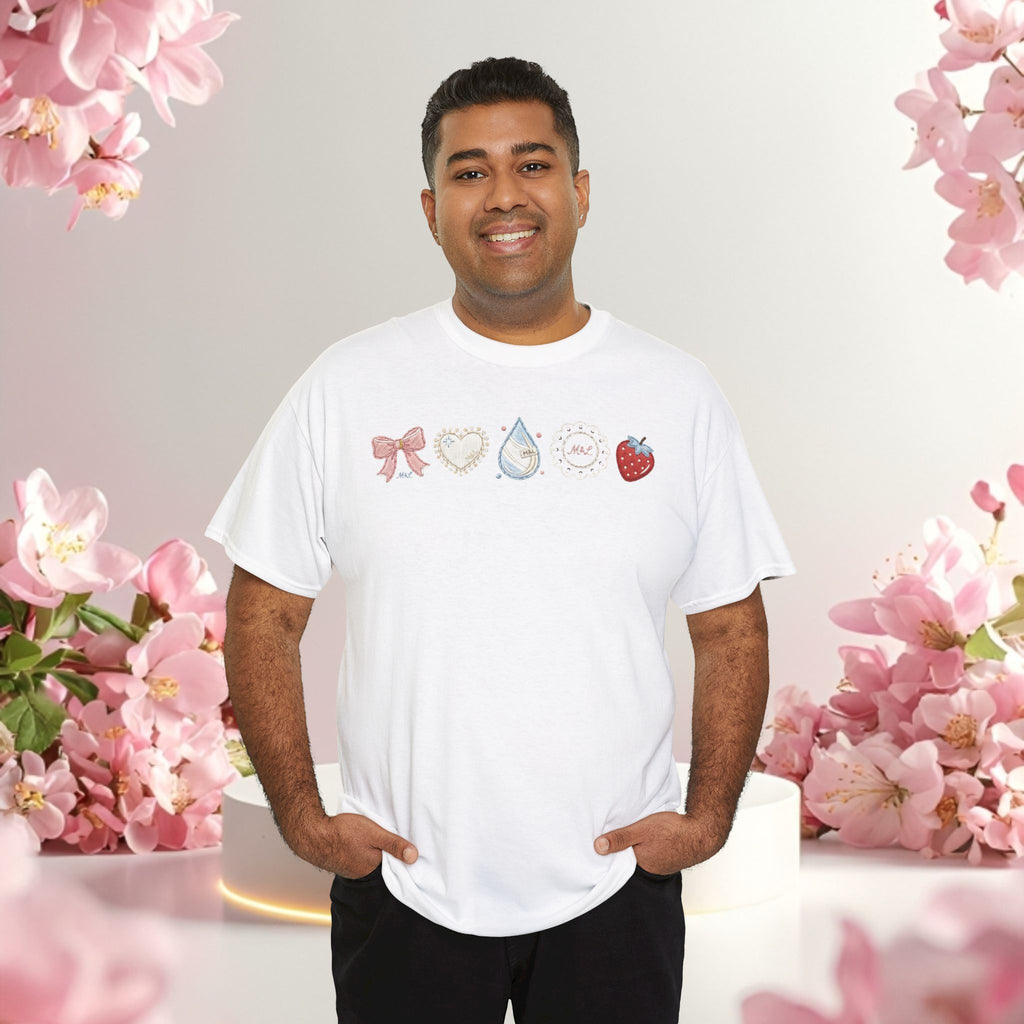 Pastel Cute Icons T-Shirt — Cute Pastel Icon Graphic Tee