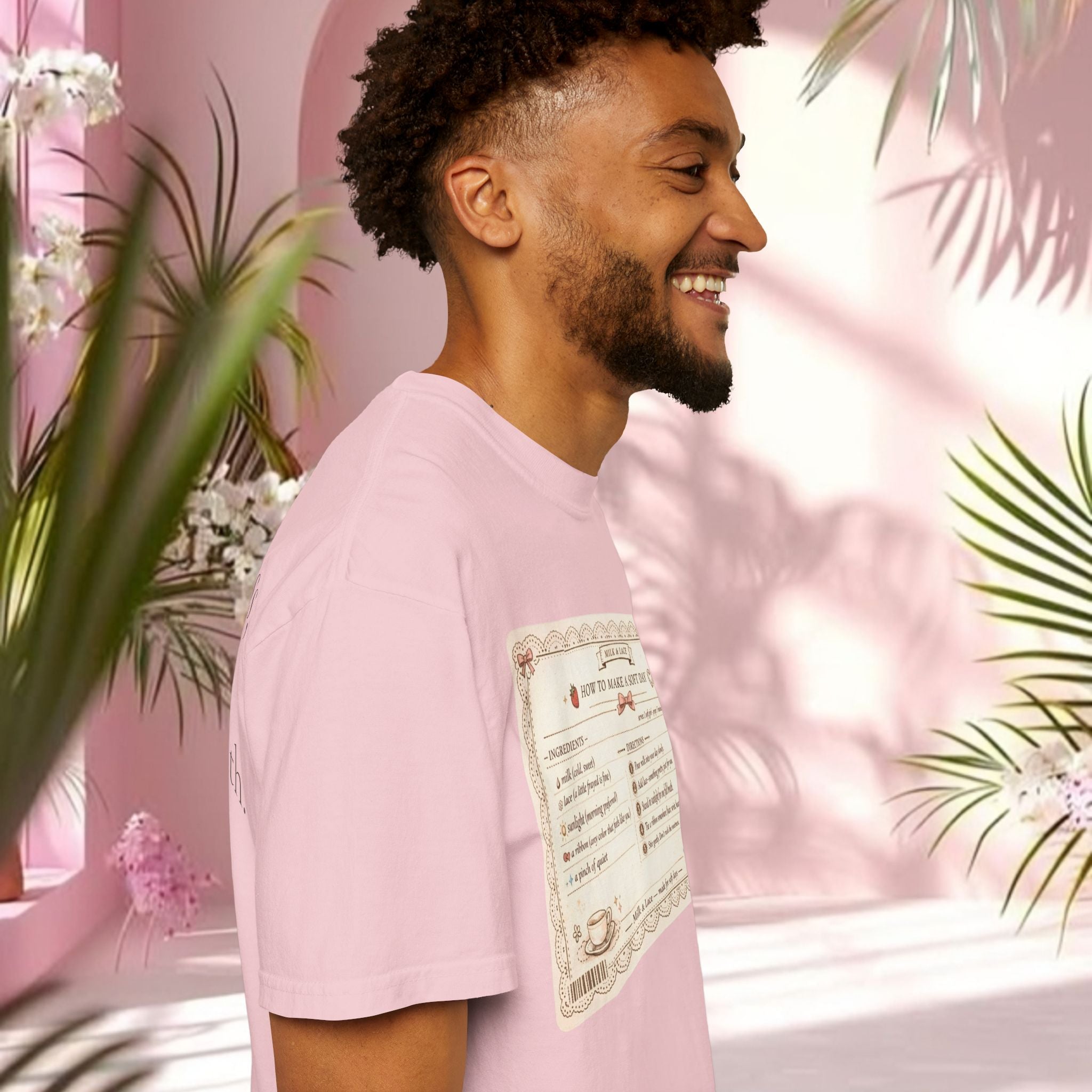 Vintage Tea-Recipe T-Shirt — "How to Make a Soft Day" Aesthetic Tee