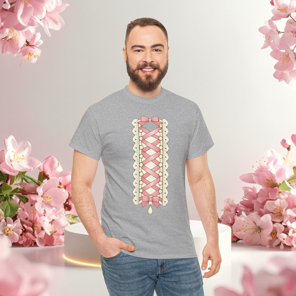 Pink Corset Ribbon T-Shirt