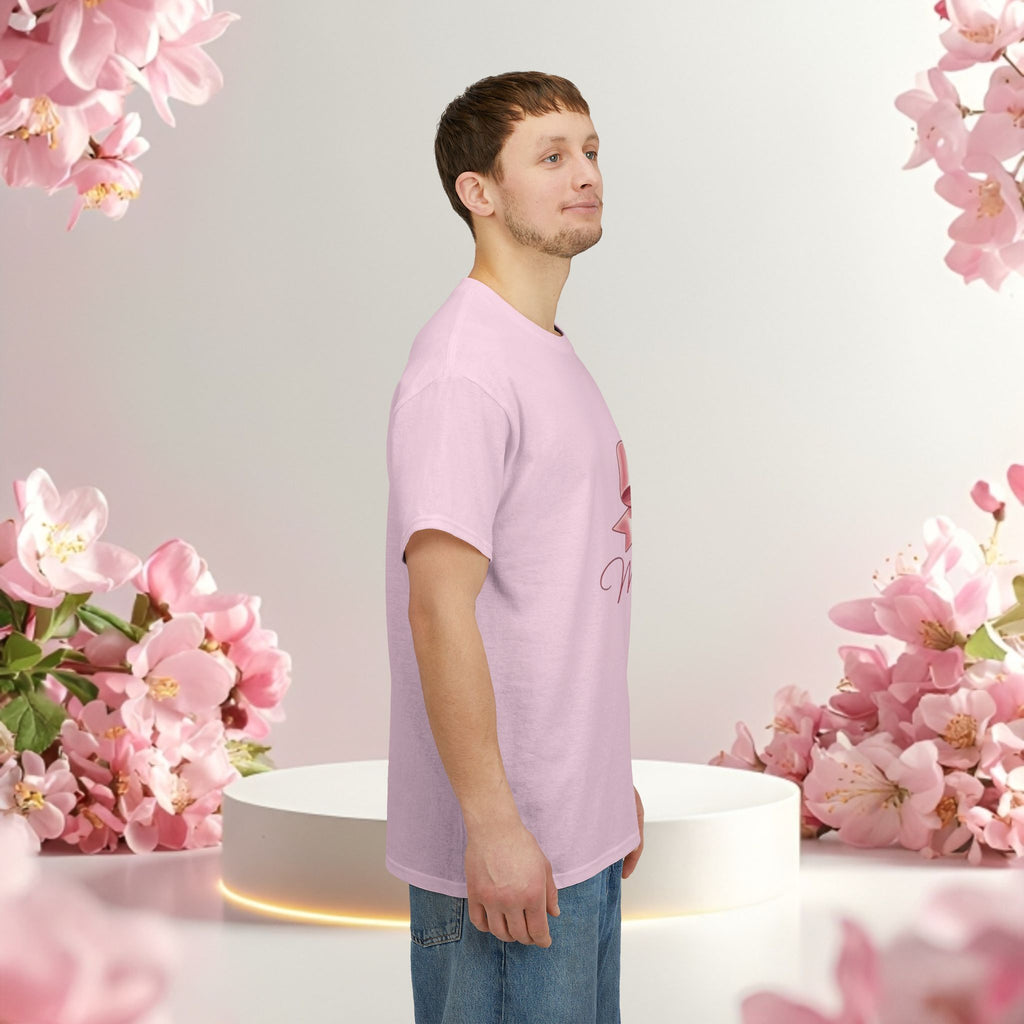 Pink Graphic Tee — Simple Minimalist Design