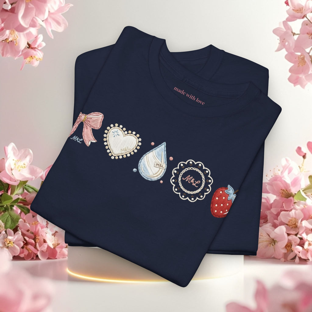 Pastel Cute Icons T-Shirt — Cute Pastel Icon Graphic Tee