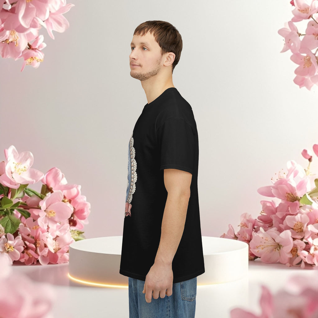 Cute Girly Cat T-Shirt — Soft Pastel Cat Graphic Tee for Cat Lovers