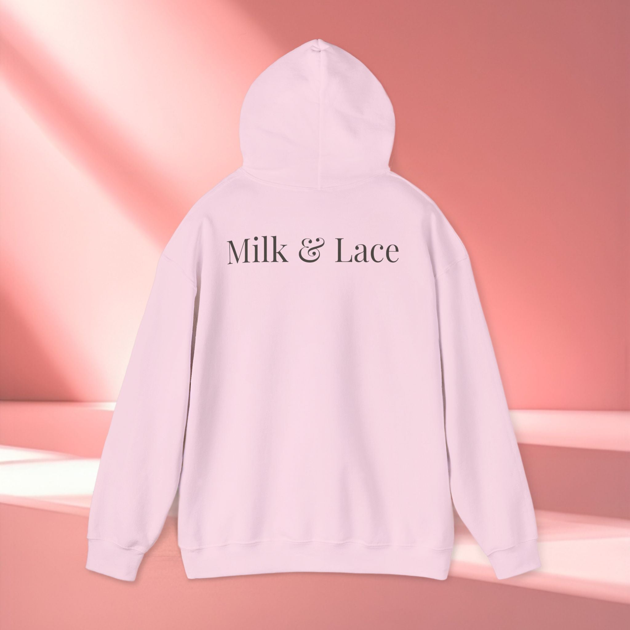 Romantic Delicate Graphic Hoodie — Floral-Inspired Cozy Sweatshirt