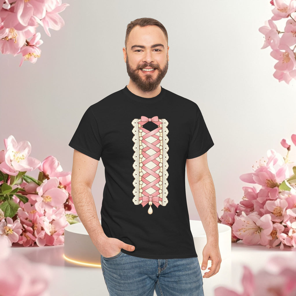 Pink Corset Ribbon T-Shirt