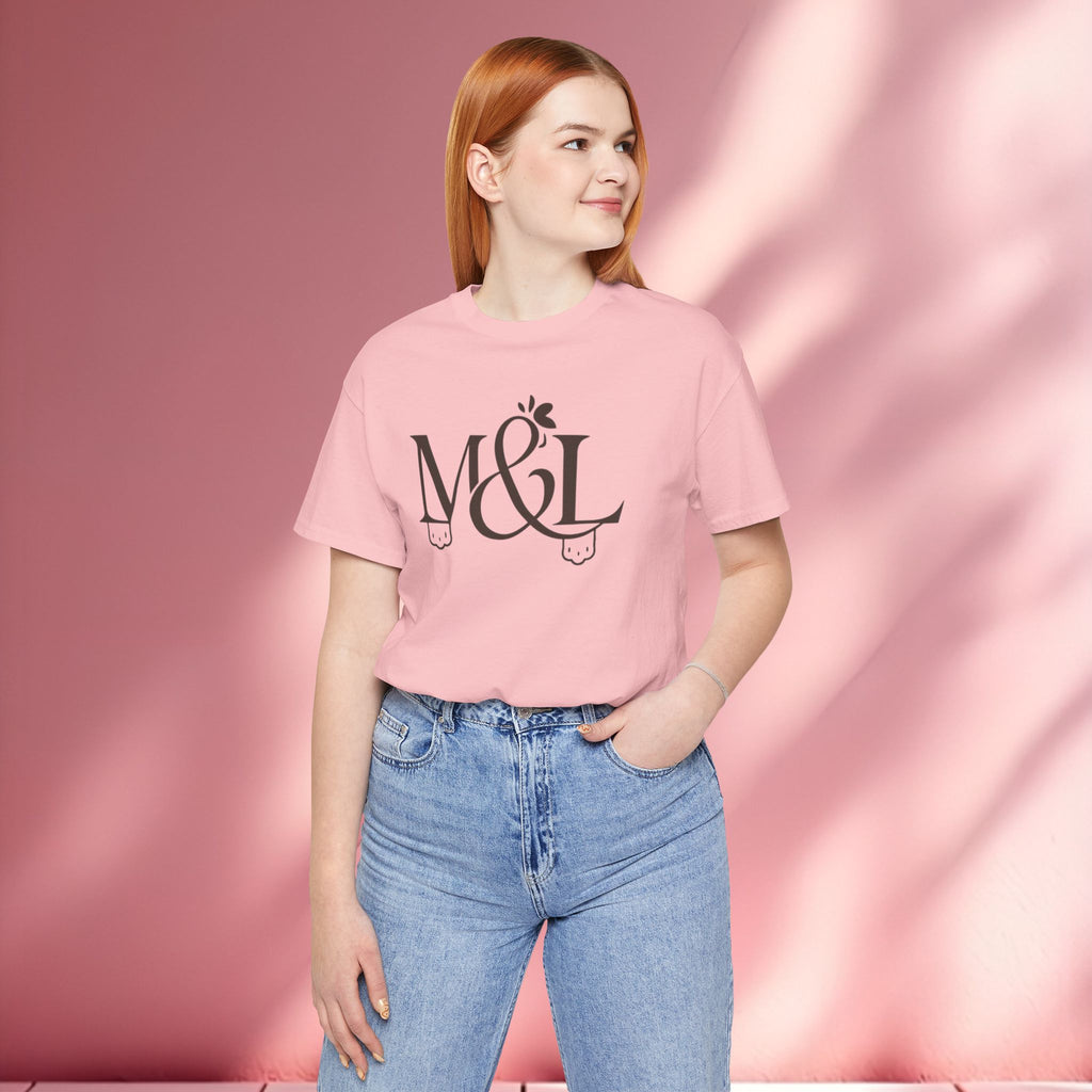 Romantic Feminine Brown Tee — Romance Graphic T-Shirt