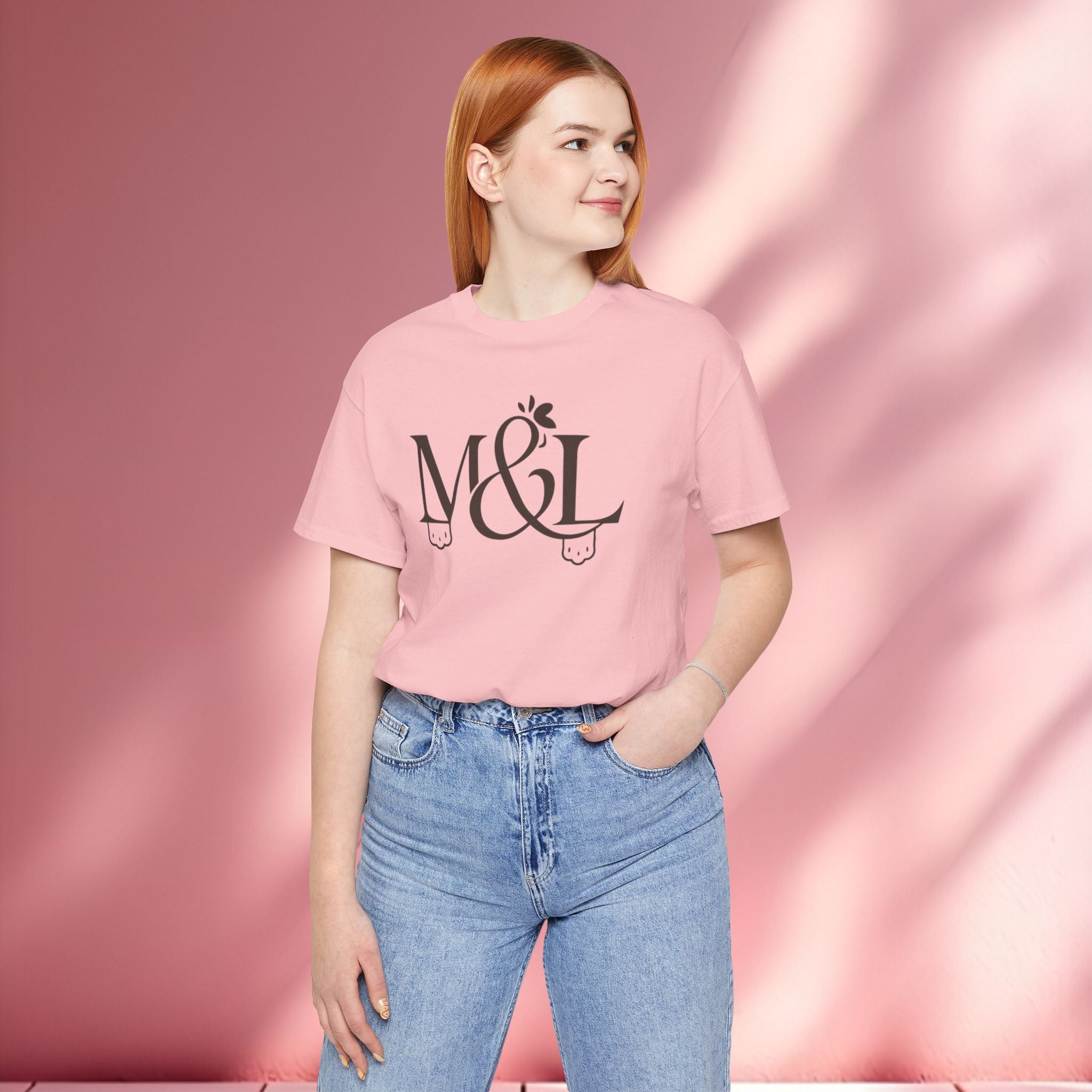 Romantic Feminine Brown Tee — Romance Graphic T-Shirt