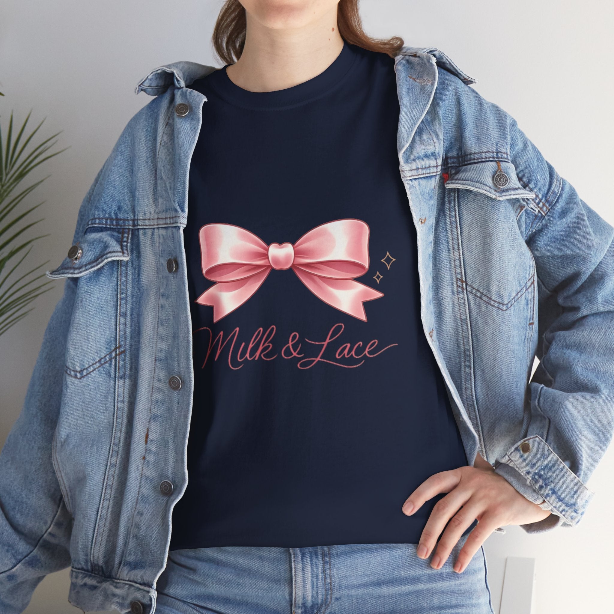 Pink Graphic Tee — Simple Minimalist Design