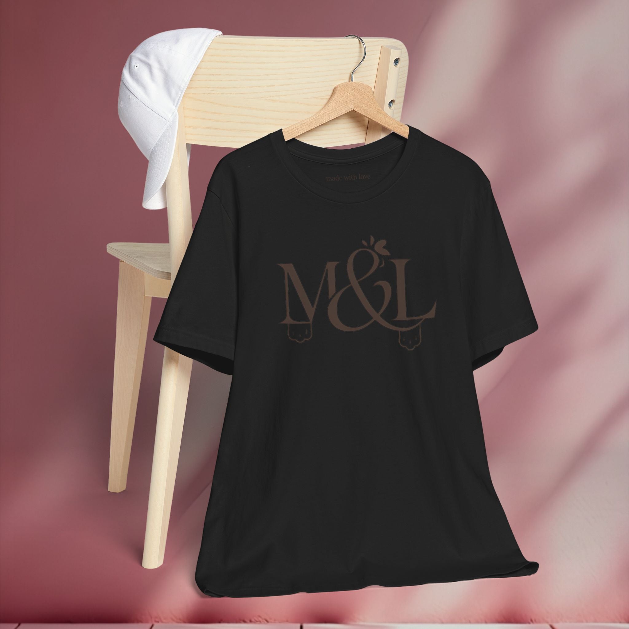 Romantic Feminine Brown Tee — Romance Graphic T-Shirt
